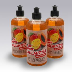 Vidofix Power Spülmittel Mango-Papaya 3er Vorteilspack